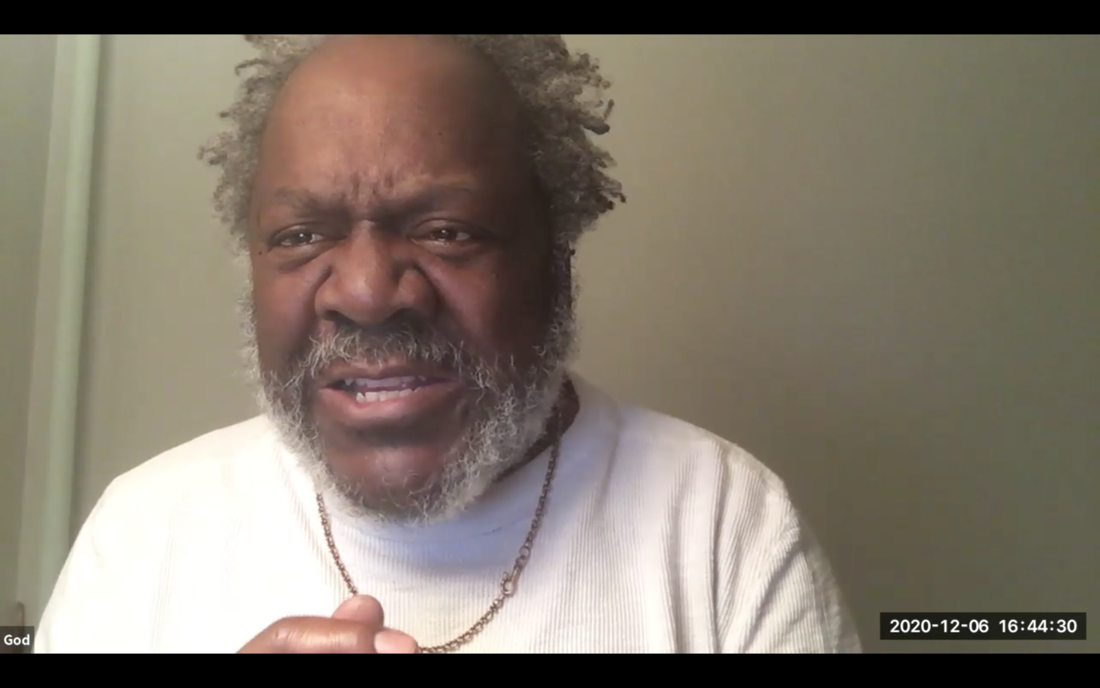 Frankie Faison plays God